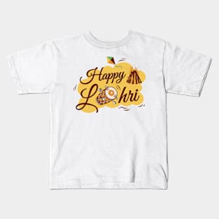 Happy Lohri Punjabi Sikh Festival Kids T-Shirt